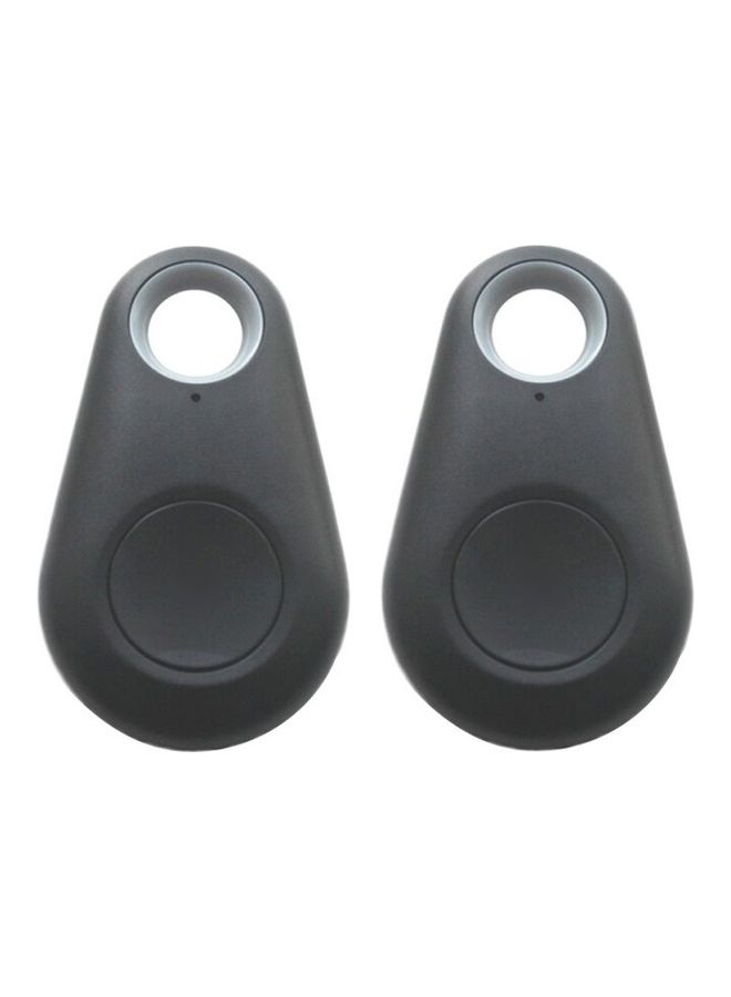 MARGOUN 2 Pack For Smart Tag Itag Bluetooth Tracker Key Finder Locator For Phone Key Item Pets Children Black  - Image 1