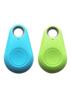 MARGOUN 2 Pack For Smart Tag Itag Bluetooth Tracker Key Finder Locator For Phone Key Item Pets Children Blue/Green  - Image 1