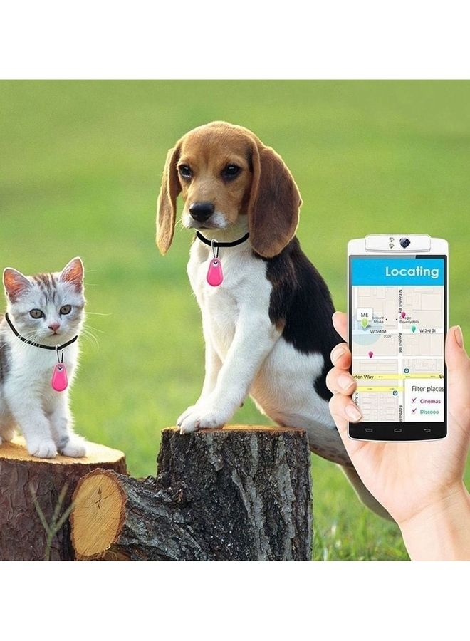 MARGOUN - Smart Tag itag Bluetooth Tracker Key Finder Locator For Phone Key Item Pets Children Pink - Image 1