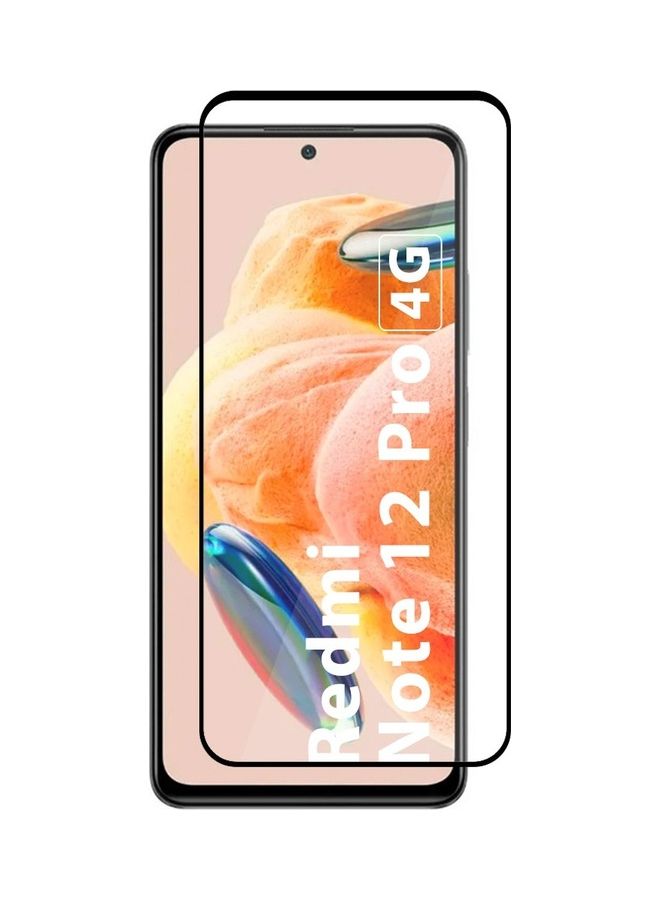 MARGOUN Xiaomi Redmi Note 12 Pro 4G Screen Protector Scratch And Shatter Resistant Full Glue Back Clear - Image 2