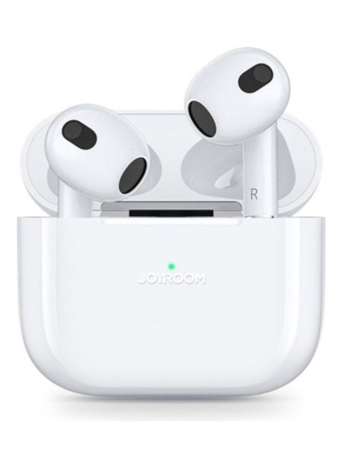 Jr T03S Plus New Version 5.1 Bluetooth Dual Core Chip Instant Connection Tws Wireless Earbuds With Charging Case White