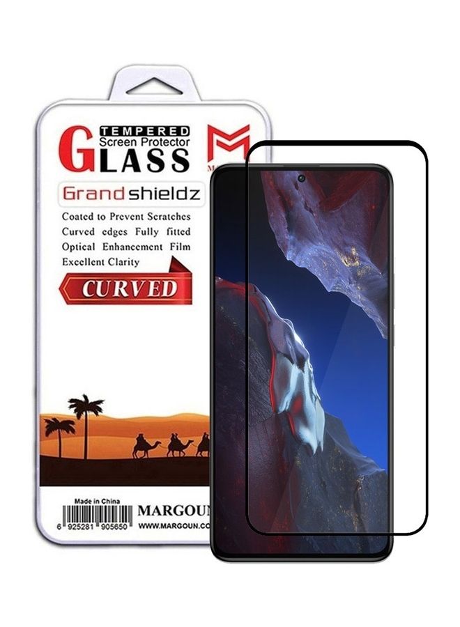MARGOUN Xiaomi Poco F5 Pro Screen Protector Scratch And Shatter Resistant Full Glue Back Clear - Image 1