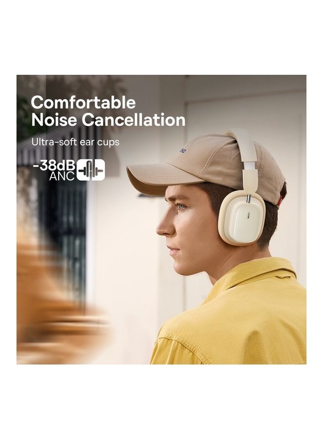 Bowie H1i Wireless Noise Cancelling Headphones, 100 Hours Playtime, Low Latency, Bluetooth V5.3 Beige - v1688389301/N53417942A_7