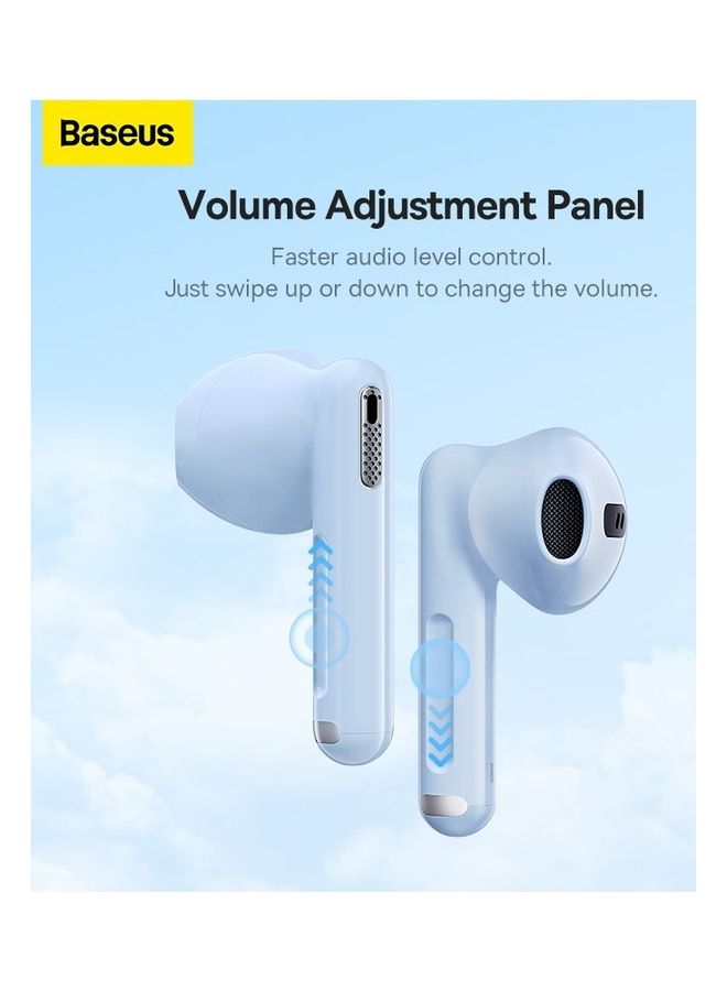 Baseus - Bowie WX5 True Wireless Earphones /blue/ 30H Playback Bluetooth 5.3 TWS Earbuds with 4 ENC Mics + AI Noise Cancellation Algorithm 0.06s Low Latency Fast  Charge Ear Buds for Android and iOS Blue - Image 1