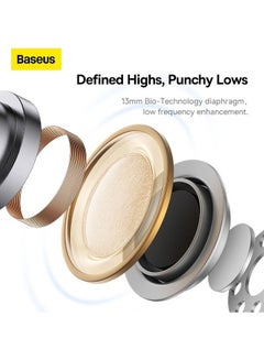 بيسوس سماعات أذن Bowie WX5 True اللاسلكية / أزرق / تشغيل 30 ساعة، سماعات أذن بلوتوث 5.3 TWS مع 4 ميكروفونات ENC + خوارزمية إلغاء الضوضاء AI 0.06 ثانية، سماعات أذن سريعة الشحن بزمن استجابة منخفض لأجهزة Android وiOS  - Image 5