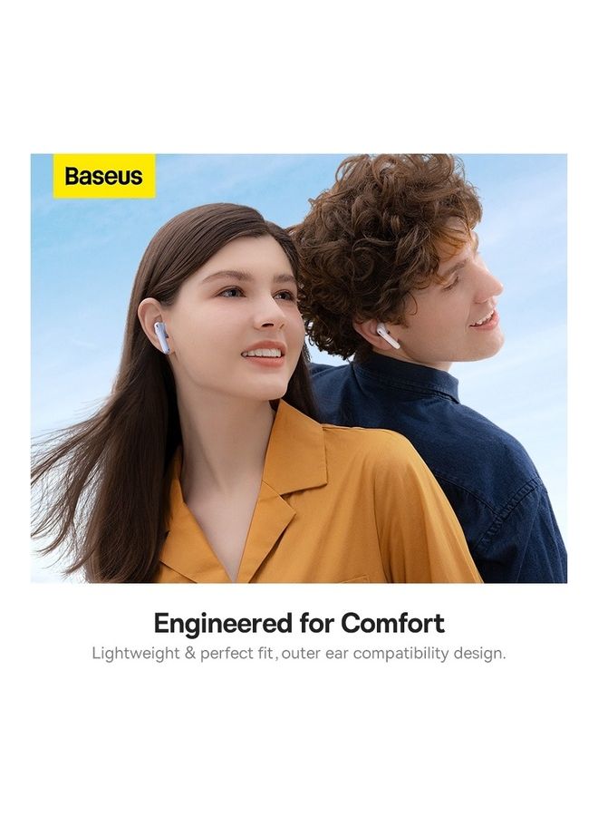 Baseus - Bowie WX5 True Wireless Earphones /blue/ 30H Playback Bluetooth 5.3 TWS Earbuds with 4 ENC Mics + AI Noise Cancellation Algorithm 0.06s Low Latency Fast  Charge Ear Buds for Android and iOS Blue - Image 1