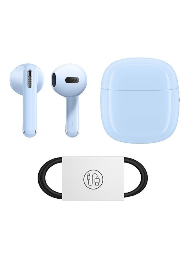 Baseus - Bowie WX5 True Wireless Earphones /blue/ 30H Playback Bluetooth 5.3 TWS Earbuds with 4 ENC Mics + AI Noise Cancellation Algorithm 0.06s Low Latency Fast  Charge Ear Buds for Android and iOS Blue - Image 1