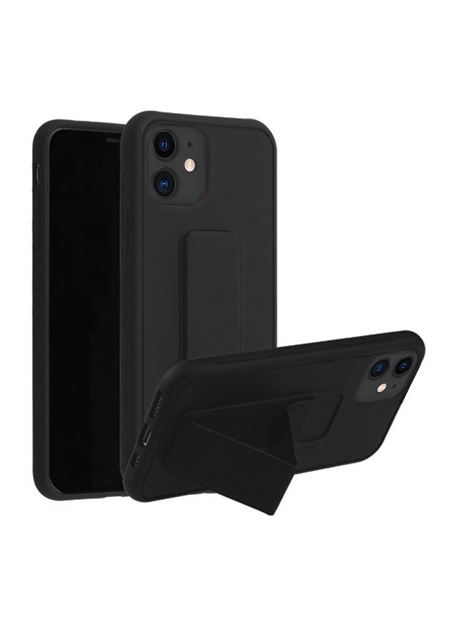MARGOUN - Protective Case Cover With Finger Grip Stand For iPhone 11 Black - Image 1