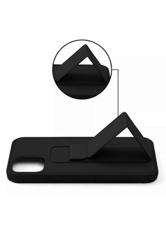 MARGOUN Protective Case Cover With Finger Grip Stand For iPhone 11 Black  - Image 3
