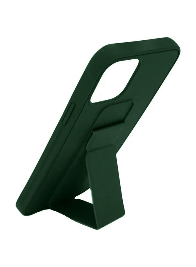 MARGOUN - Protective Case Cover With Finger Grip Stand For Apple iphone 11 Green - Image 1