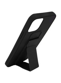 MARGOUN Hand Grip Foldable Magnetic Kickstand Wrist Strap Finger Grip Case Cover For Apple iPhone 14 Pro Max 6.7 inch Black  - Image 4