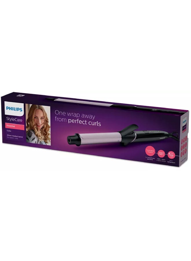 Philips Curler Calla 25mm Tourmaline-Ceramic 8D Settings Multicolour 21.9cm Black/Purple  - Image 3