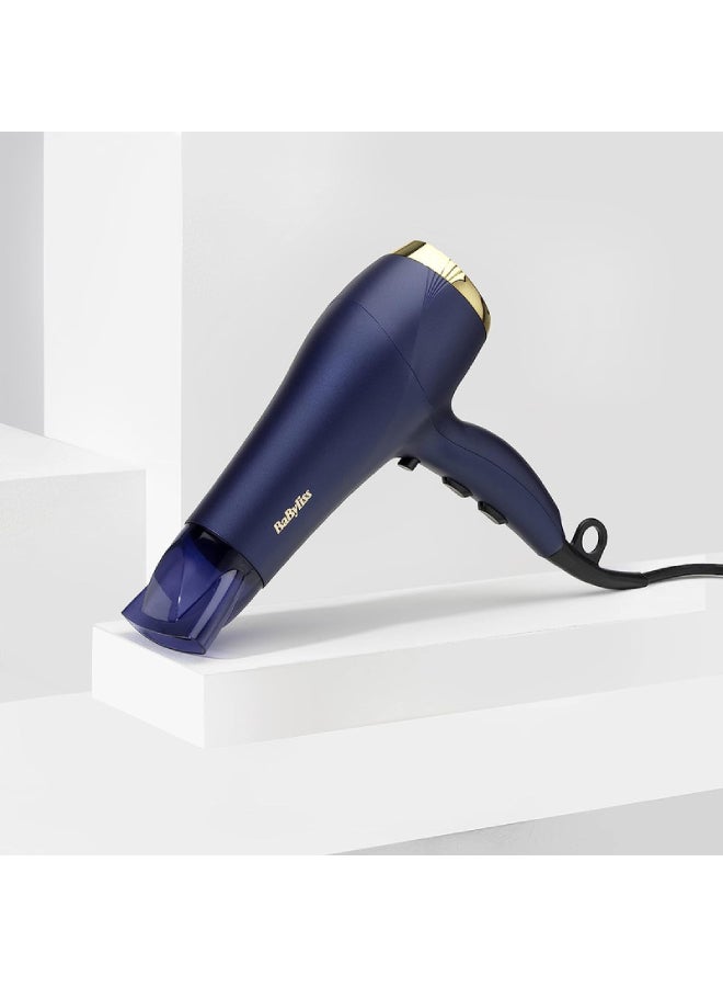 babyliss - Midnight Blue Ionic Hair Dryer, 2300W Blue - Image 1