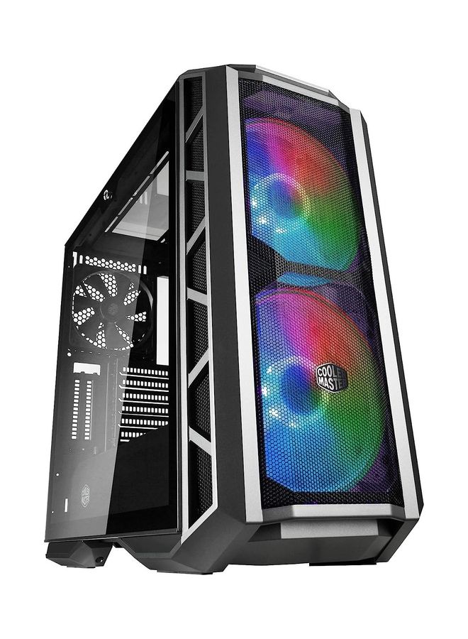 COOLER MASTER - MasterCase H500P Mesh ARGB - PC Case With Dual 200Mm Fans For High-Volume Airflow, Builder-Focused Chassis Panels, Liquid Cooling Ready Black - Image 1