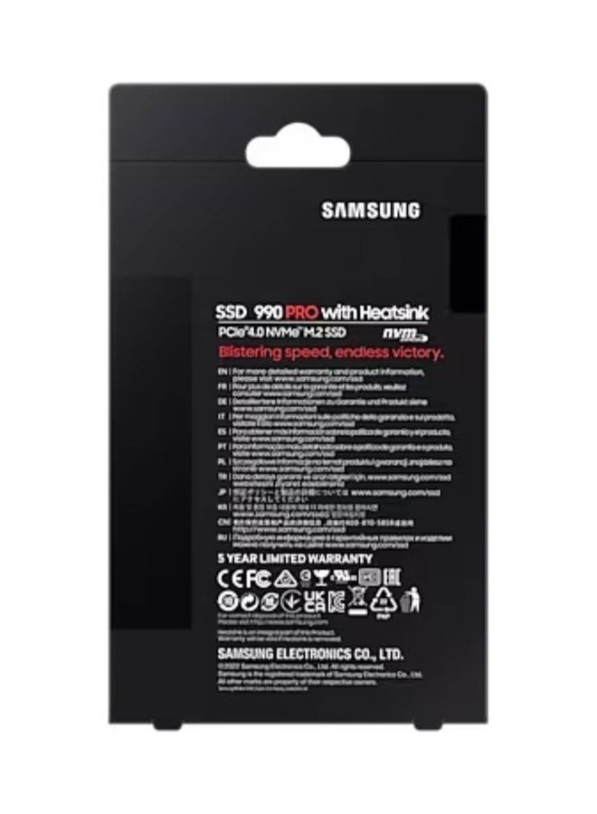 Samsung - 990 Pro With Heatsink NVMe M.2 SSD 1 TB - Image 1