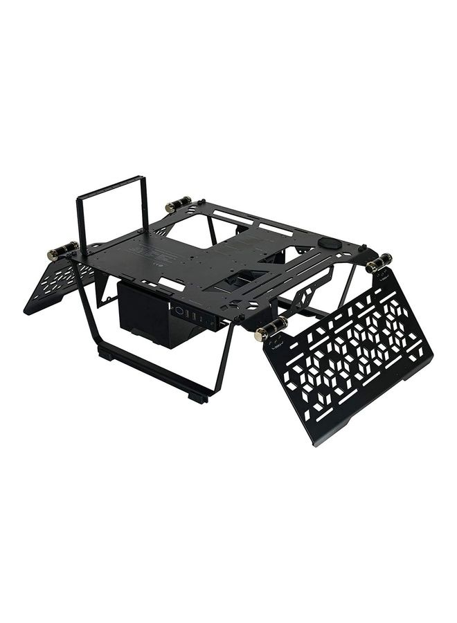 MasterFrame 700 Customizable Open-Air Frame Pc Case, Convert Between A Showcase Pc Chassis Or A Highly Flexible Test Bench Black
