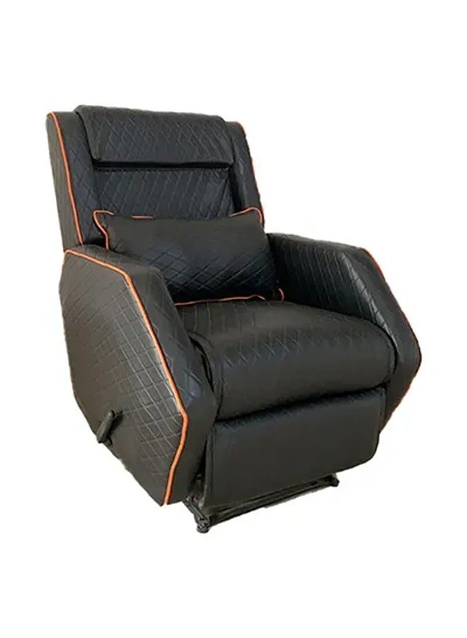 Rocking Gaming Recliner With Controllable And Cushion Backrest Black 85x100x75cm - v1688466351/N50658360A_2