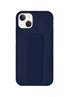 MARGOUN Apple iPhone 14 Plus Case With Hand Grip Foldable Magnetic Kickstand Wrist Strap Finger Grip Cover 6.7 Inch Dark Blue  - Image 3