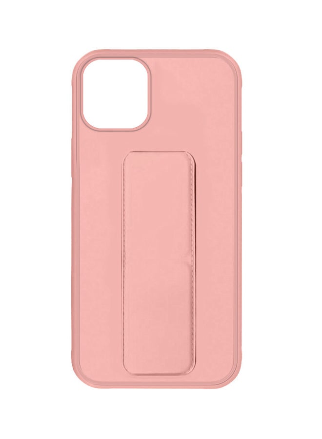 MARGOUN Hand Grip Foldable Magnetic Kickstand Wrist Strap Finger Grip Case Cover For Apple iPhone 14 Plus 6.7 inch Light Pink - Image 2