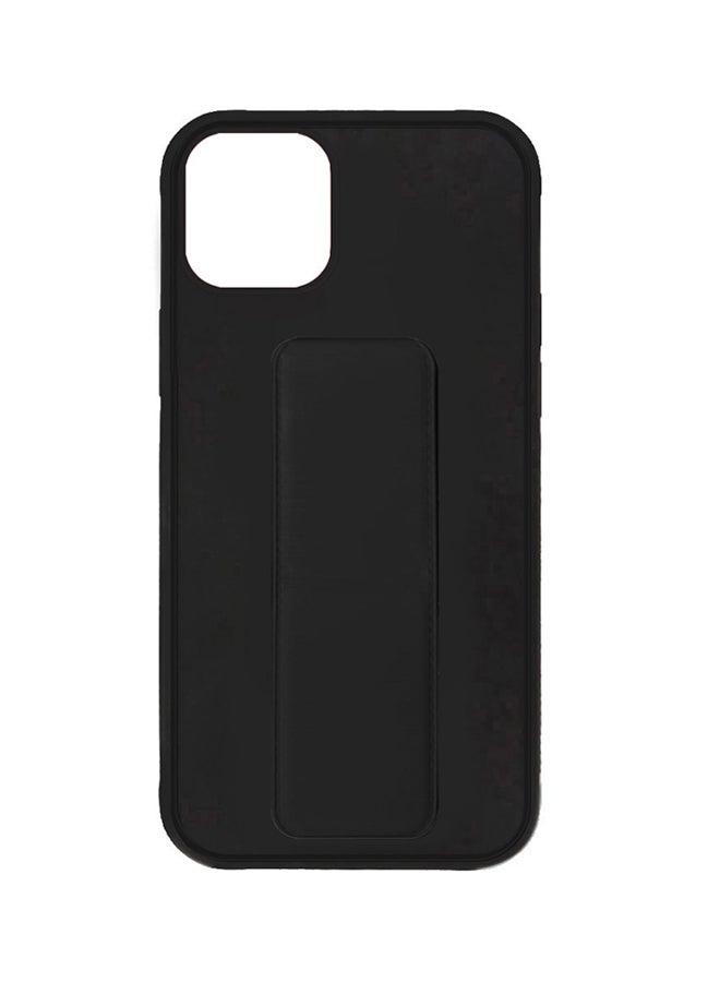 MARGOUN - Apple iPhone 14 Plus Case With Hand Grip Foldable Magnetic Kickstand Wrist Strap Finger Grip Cover 6.7 Inch Black - Image 1