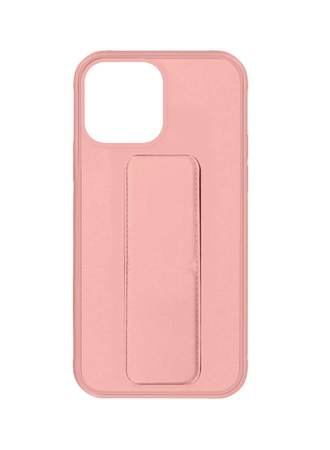 MARGOUN Apple iPhone 14 Pro Max Case With Hand Grip Foldable Magnetic Kickstand Wrist Strap Finger Grip Cover 6.7 Inch Light Pink Light Pink - Image 3
