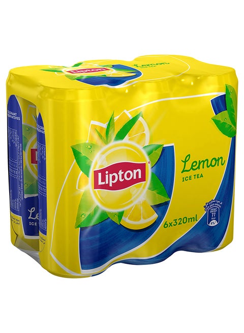 Ice Tea, Non-Carbonated Refreshing Drink lemon 320ml pack_of_6