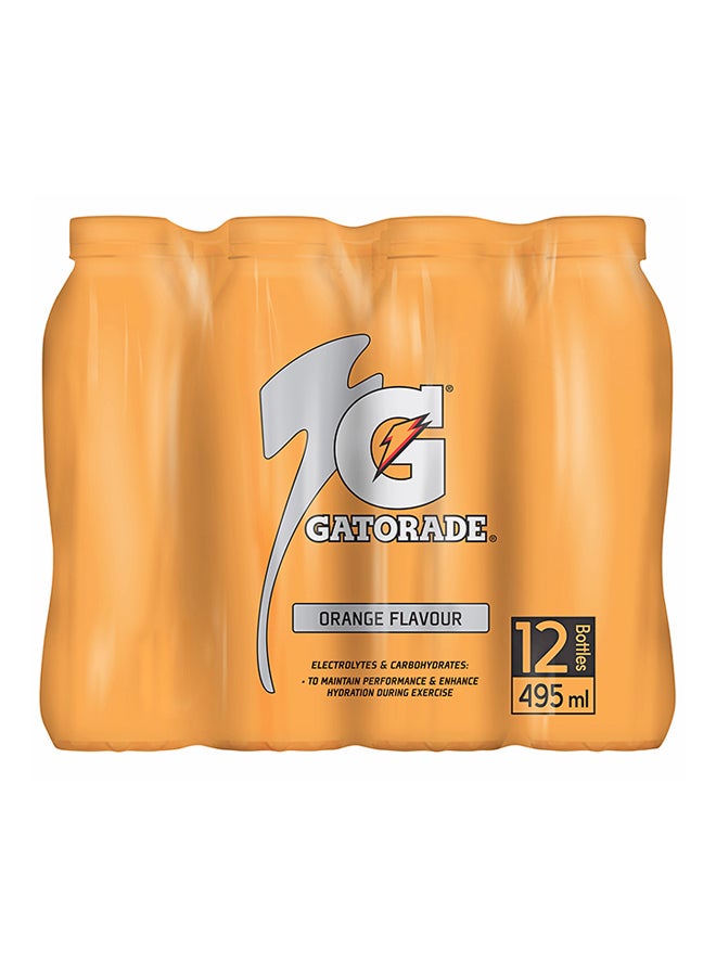 Gatorade Sports Drink Orange 495ml Pack of 12 - Image 2