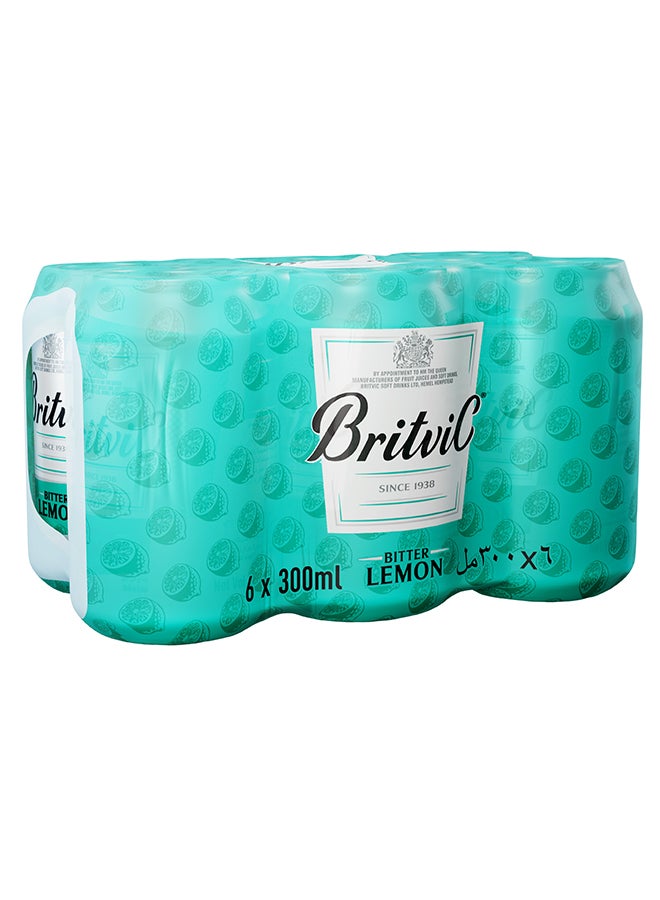 Britvic Bitter Lemon 300ml Pack of 6 - Image 2