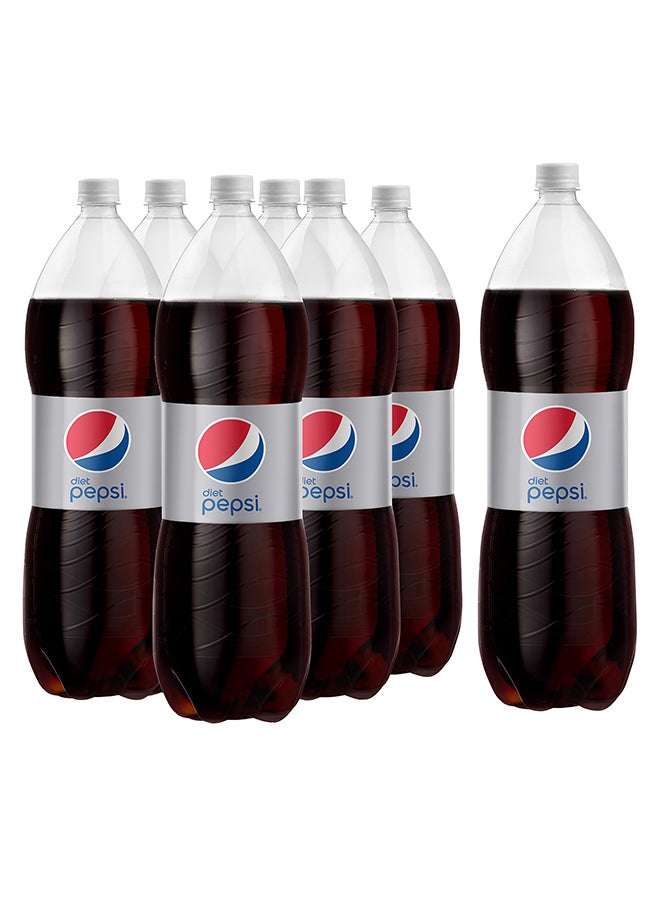 Diet Pepsi - Carbonated Soft Drink Plastic Bottle 2.28Liters Pack of 6 - Image 1