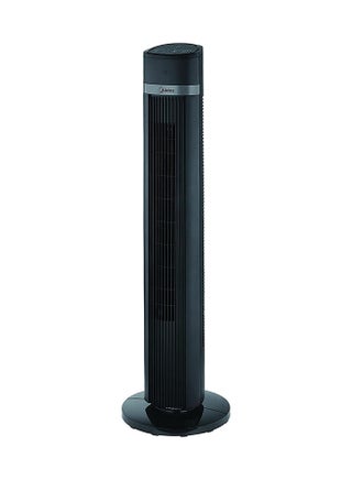 Tower Fan with Multifunction Remote Control, 3 Wind modes-Natural | Slumberous & Normal, Three Dimensional Angle Air Flow, 15 Hours Timer Perfectly Suitable for Home or Office FZ1018TR Black - v1688553197/N25553419A_1