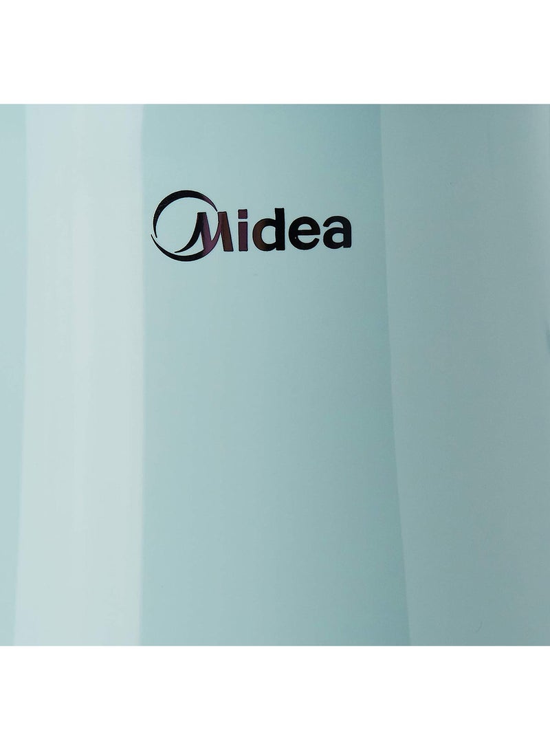 Midea Stainless Steel Electric Cordless Kettle, 360° Swivel Base, Double Wall Cool Touch Body, Power Cord Storage, Auto Cut-off Function, One Touch Lid Opening 1.7 L MKHJ1705G Light Green  - Image 5