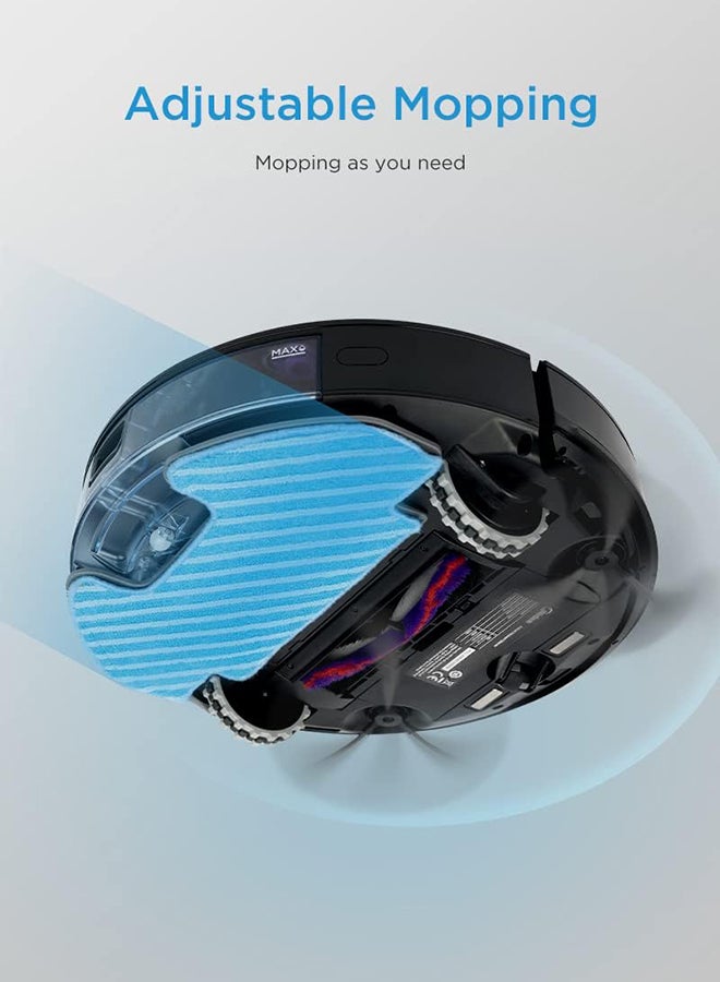 Midea - Robot Vacuum cleaner,strong suction with BLDC motor, Sweep and Wet Mopping, 3 level to choose, Wi-Fi App & Voice Control with Msmartlife, Several cleaning modes, 2600mah battery 240 W I5C Black - Image 1