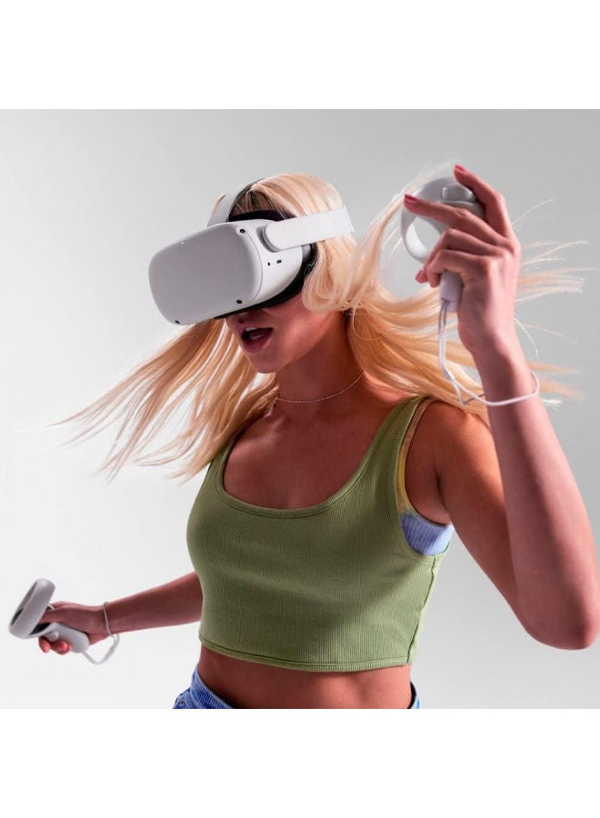 Oculus - Meta Quest 2 Resident Evil 4 Bundle with Beat Saber 128GB — Advanced All-In-One Virtual Reality Headset - Image 1
