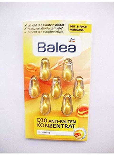 7-Pieces Anti-Wrinkle Concentrate Serum Capsule Set Yellow