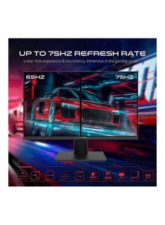 GameOn 21.45-Inch With Gaming Monitor Flat Screen With FHD (1920x1080) VA Display 2 ms Response Time 75 Hz Refresh Rate With AMD FreeSync And Built-in Speaker Black  - Image 2