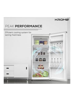 220L Single Reversible Door Refrigerator Environment Friendly Best Compact Small Fridge For Mini Bar Kitchen Home Or Office KR-RDC220H Inox - v1688619655/N53418186A_4