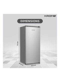 220L Single Reversible Door Refrigerator Environment Friendly Best Compact Small Fridge For Mini Bar Kitchen Home Or Office KR-RDC220H Inox - v1688619655/N53418186A_6