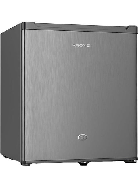 60L Single Reversible Door Refrigerator Energy Class A+ Ideal For Small Spaces Mini Fridge Suitable Kitchen Bedroom Office And Minibar KR-RDC 60H Inox