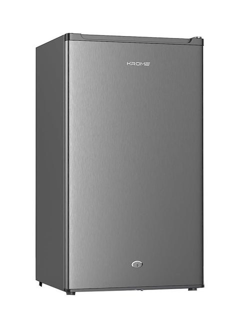 120L Single Reversible Door Refrigerator Energy Class E F Ideal For Small Spaces Mini Fridge Suitable Kitchen Bedroom Office And Bar KR-RDC120H Inox