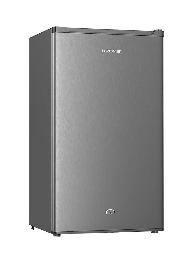 120L Single Reversible Door Refrigerator Energy Class E F Ideal For Small Spaces Mini Fridge Suitable Kitchen Bedroom Office And Bar KR-RDC120H Inox