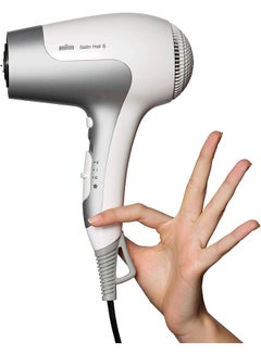 Satin Hair 5 Ionic Power Perfection Dryer White/Grey 19.6x10x28.5cm - v1688621064/N27456979A_3