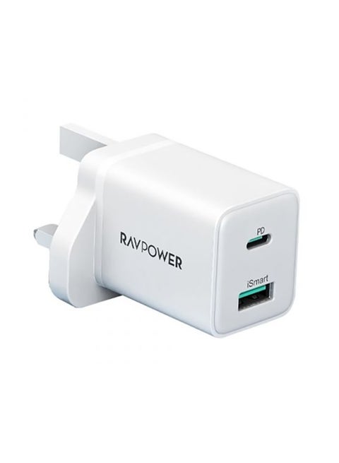 Wall Charger 1A1C PD 30W White