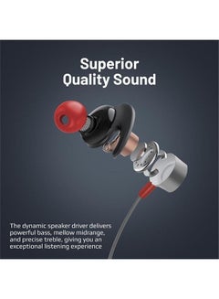 PROMATE Wireless Neckband, High-Definition Bluetooth 5.0 Earphones With TF Card Reader, Hall Switch Sensor, LCD Screen, Sweat-Resistance And 70Hrs Long Playtime For iPhone 16, Galaxy S25 - Black  - Image 2