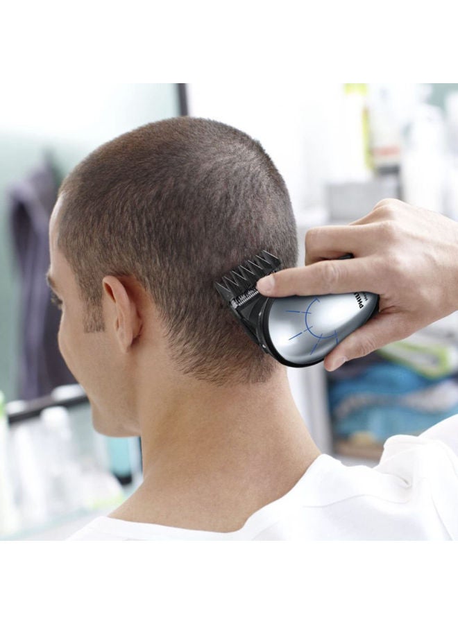 Philips - Hair Clipper With 180 Degree Rotation Black/Silver - Image 1