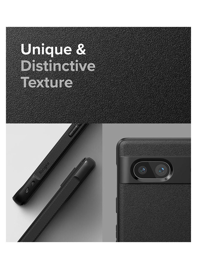 Ringke Onyx Compatible with Google Pixel 7a Case Enhanced Grip Tough Flexible TPU Shockproof Rugged TPU Bumper Drop Protection Phone Cover - Black - Image 3