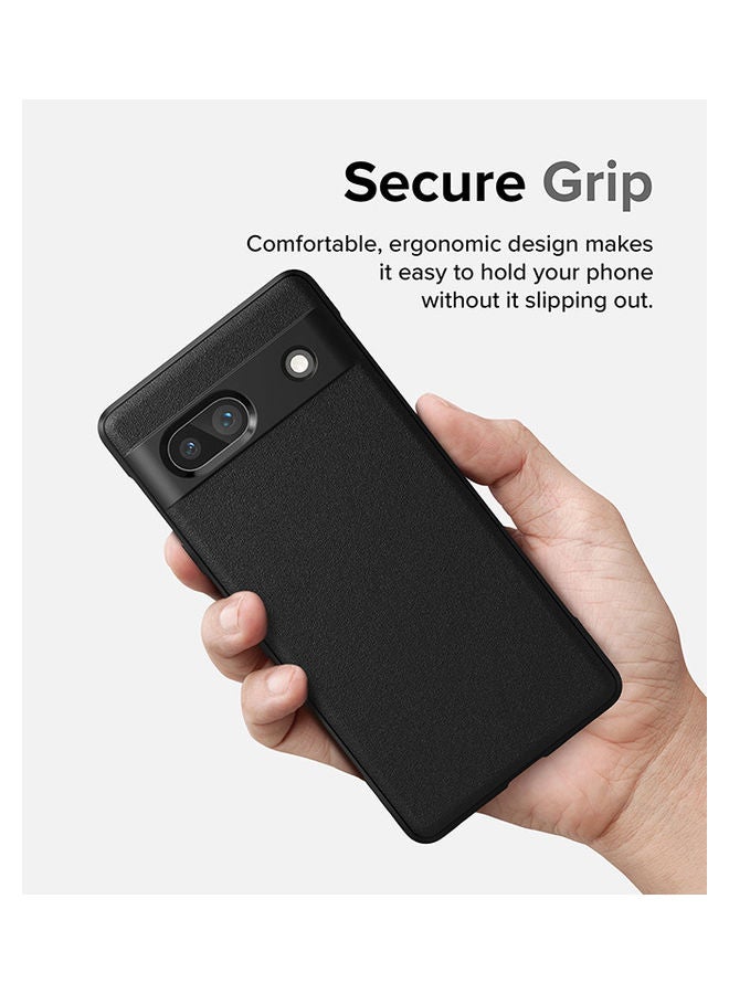 Ringke Onyx Compatible with Google Pixel 7a Case Enhanced Grip Tough Flexible TPU Shockproof Rugged TPU Bumper Drop Protection Phone Cover - Black - Image 4
