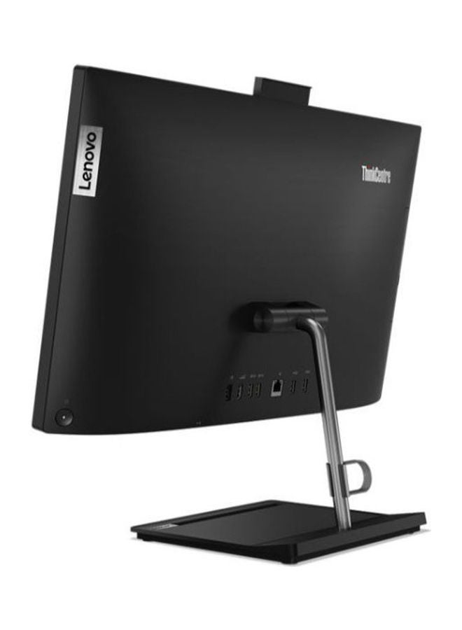 Lenovo - ThinkCentre Neo V30a 24  All-In-One With 23.8-Inch Full HD IPS Display, Core i7-1260P Processor/8GB RAM/512GB SSD/DOS(Without Windows)/Intel Iris Xe Graphics/ English/Arabic Raven Black - Image 1