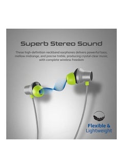 PROMATE Wireless Neckband - HD Active Noise Cancelling Bluetooth Earphones With Anti-Slip Neckband, Lightweight Design, IPX4 Sweat-Resistance, And 25H Long Playtime For iPhone 16 And Galaxy S25 - Grey  - Image 2