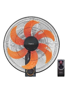 Impex 3-Speed Selection Wall Fan 45.0 W WF 7503 Black/Orange  - Image 1