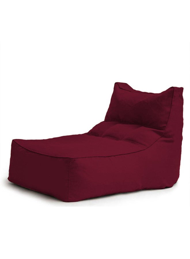 Sleeping Comfortable Bean Bag Burgundy 100x80x75cm - v1688636842/N52735491A_2